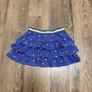Mini Boden Polka Dot Ruffle Skort